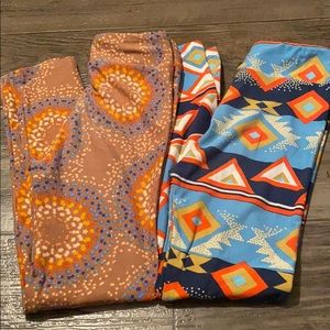 LuLaRoe L/XL girl leggings
